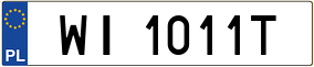 Truck License Plate